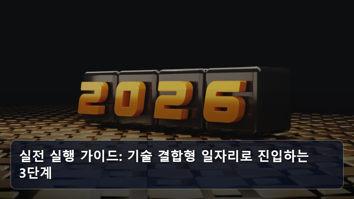 드론 감시부터 경로당 매니저까지: 2026년 급부상한 '기술 결합형' 시니어 일자리 분석 5 실전 실행 가이드: 기술 결합형 일자리로 진입하는 3단계 관련 이미지