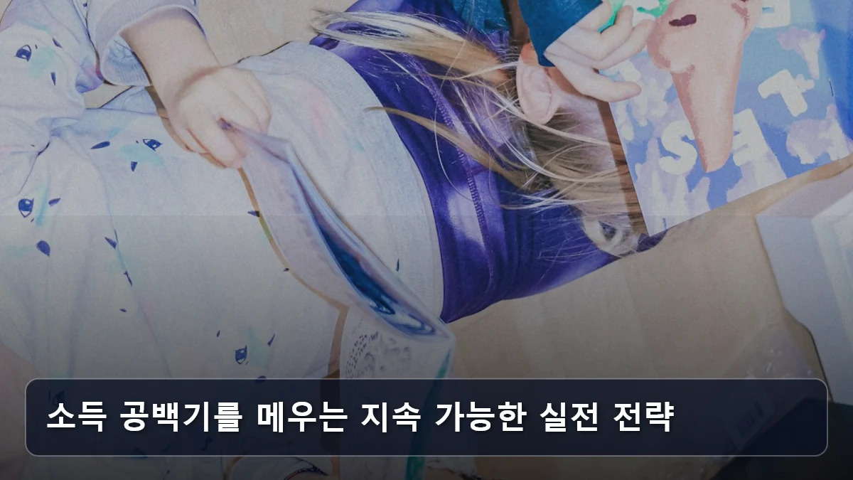 소득 공백기를 메우는 지속 가능한 실전 전략 관련 이미지