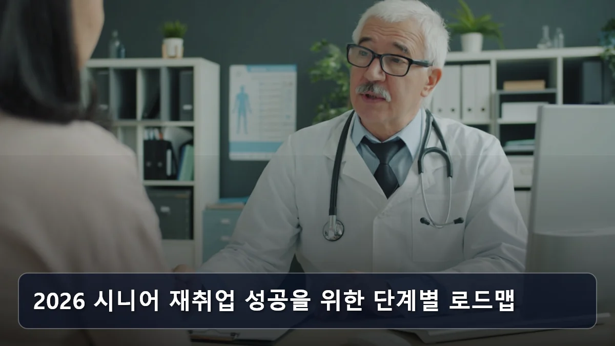 2026 시니어 재취업 성공을 위한 단계별 로드맵 관련 이미지