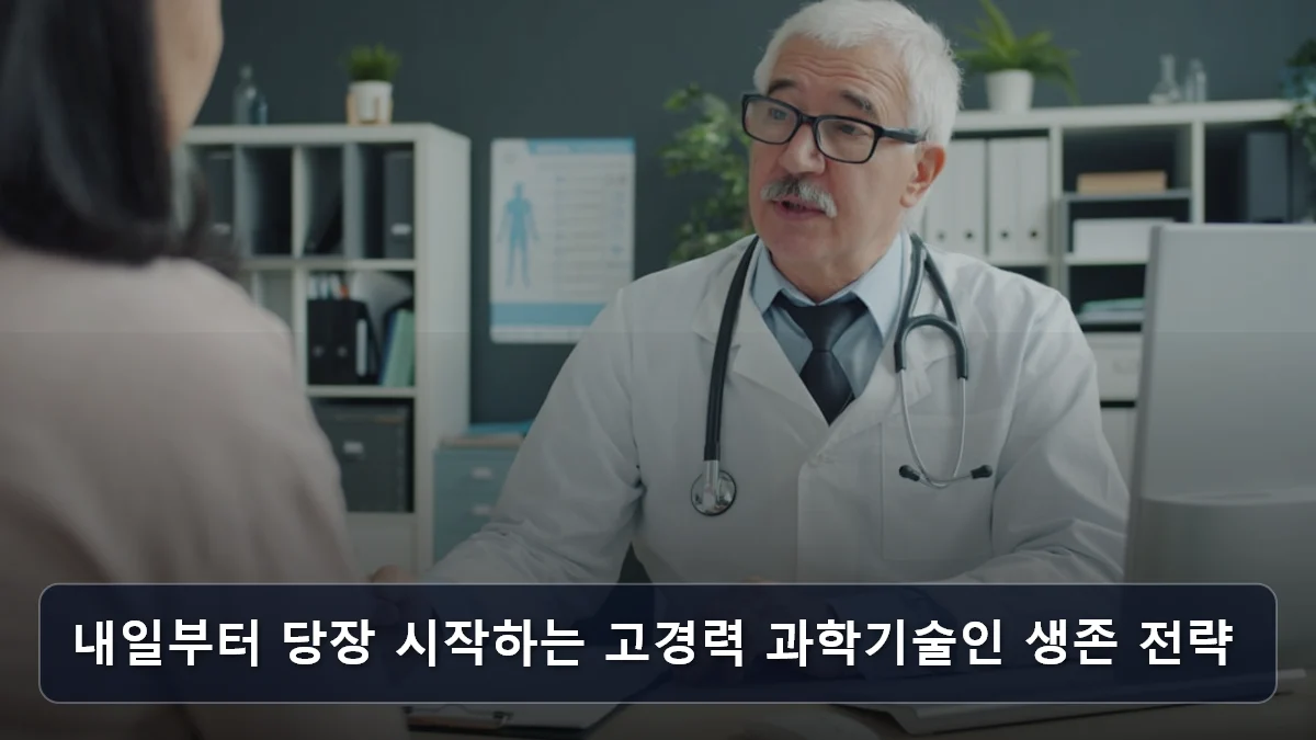 내일부터 당장 시작하는 고경력 과학기술인 생존 전략 관련 이미지