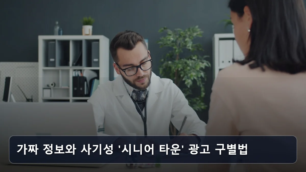 주거와 일자리를 동시에 해결하는 ‘시니어 인큐베이팅 하우스’: 대구 사례로 본 2026년 직주 근접형 재취업 트렌드 4 가짜 정보와 사기성 '시니어 타운' 광고 구별법 관련 이미지