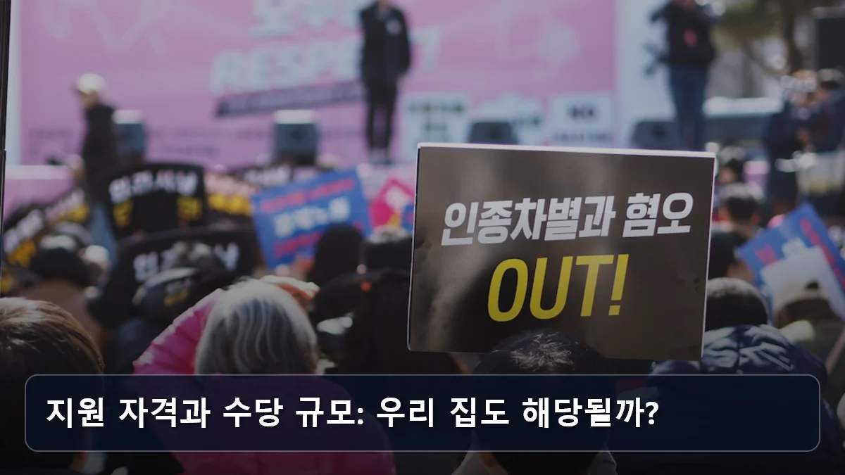 지원 자격과 수당 규모: 우리 집도 해당될까? 관련 이미지